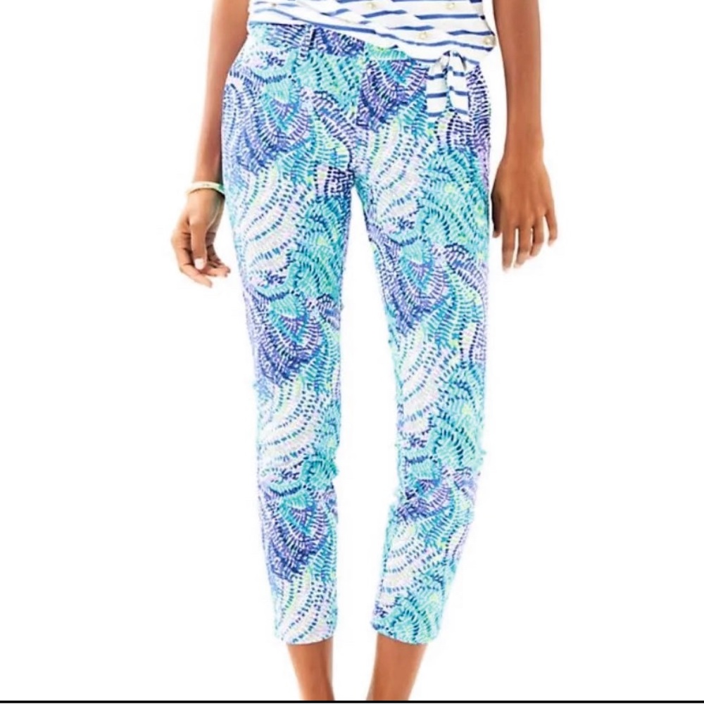 Lilly Pulitzer Shana Stretch Crop Pant Size 0